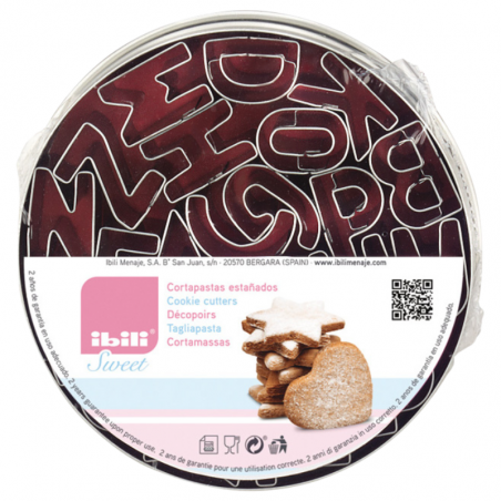 zestaw foremek w etui - alfabet - wykrojniki do ciasteczek i masy cukrowej - cukieteria.pl