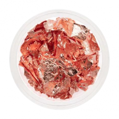 dekoracyjne płatki w kolorze różowego złota - cukieteria.pl