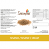 gładki krem sezamowy bez dodatków - pasta tahini - Sempre - cukieteria.pl