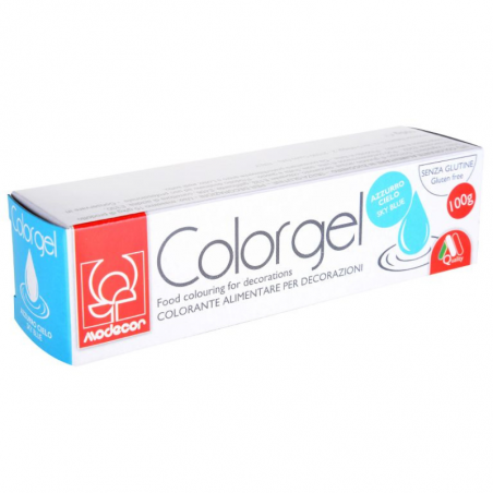 niebieski barwnik cukierniczy w żelu - modecor - cukieteria.pl