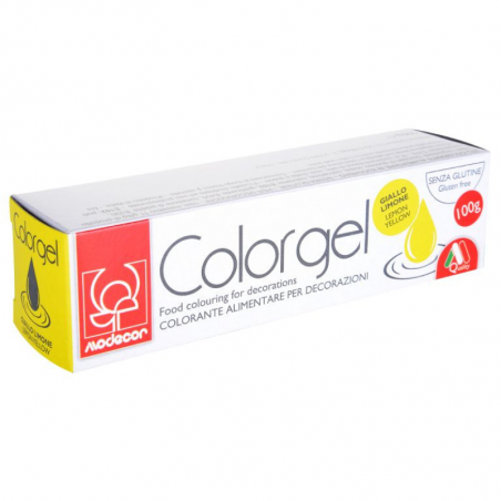 cytrynowy barwnik cukierniczy w żelu - modecor - cukieteria.pl