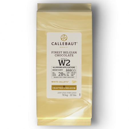 biała czekolada W2 Callebaut - opakowanie 10 kg - cukieteria.pl