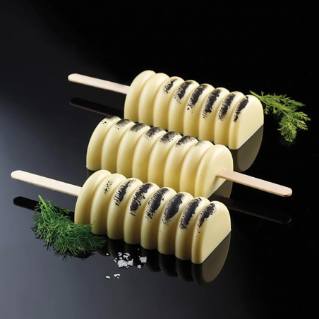 zestaw form silikonowych do lodów i ciastek na patyku - twister - cukieteria.pl