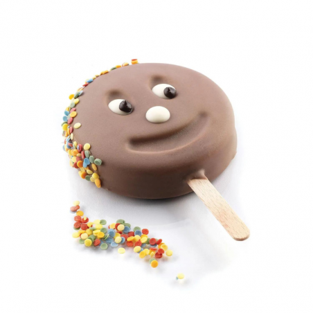 zestaw form silikonowych do lodów i ciastek na patyku - uśmiech - cukieteria.pl