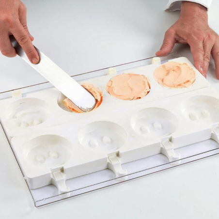 zestaw form silikonowych do lodów i ciastek na patyku - uśmiech - cukieteria.pl