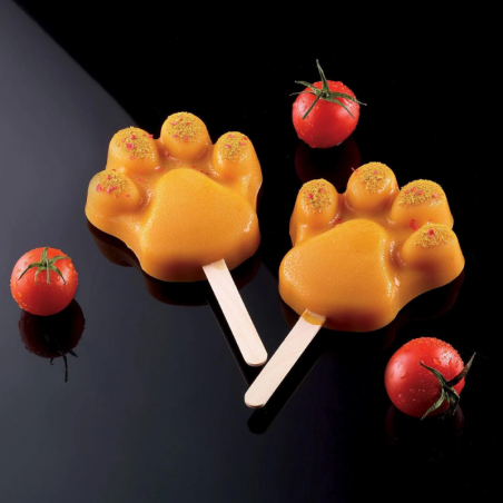 zestaw form silikonowych do lodów i ciastek na patyku - łapka - cukieteria.pl