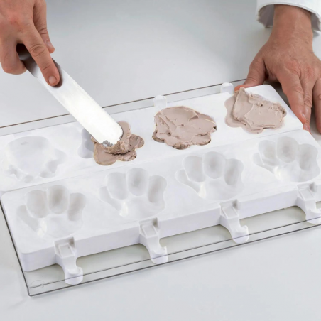 zestaw form silikonowych do lodów i ciastek na patyku - łapka - cukieteria.pl