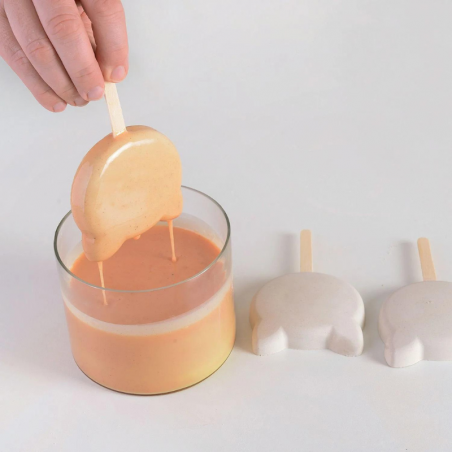 zestaw form silikonowych do lodów i ciastek na patyku - koty - cukieteria.pl