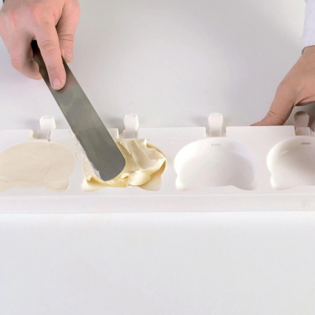 zestaw form silikonowych do lodów i ciastek na patyku - koty - cukieteria.pl