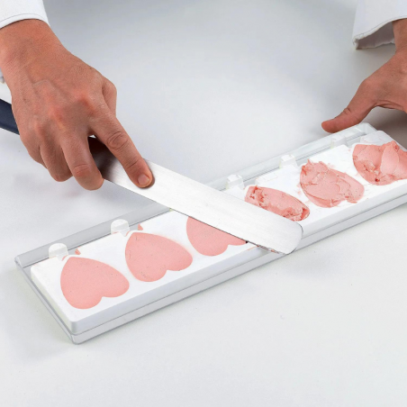 zestaw form silikonowych do mini lodów i ciasteczek na patyku - serduszka - cukieteria.pl