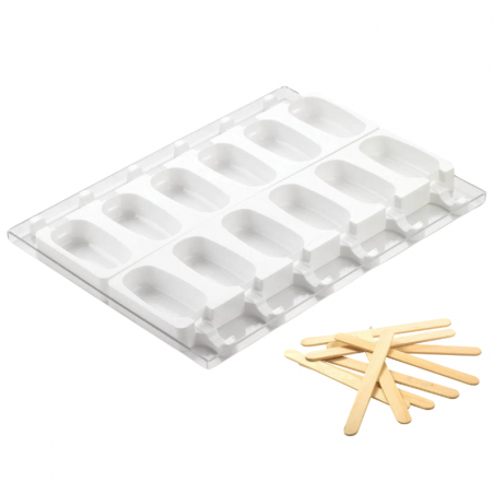 forma silikonowa do klasycznych lodów i ciastek na patyku - cukieteria.pl