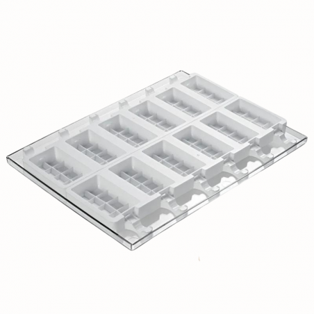 zestaw form silikonowych do lodów i ciastek na patyku - tabliczka czekolady - cukieteria.pl