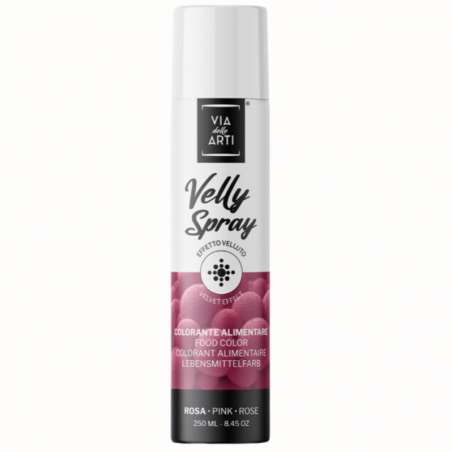 różowy - zamsz spożywczy w sprayu - Barima - cukieteria.pl