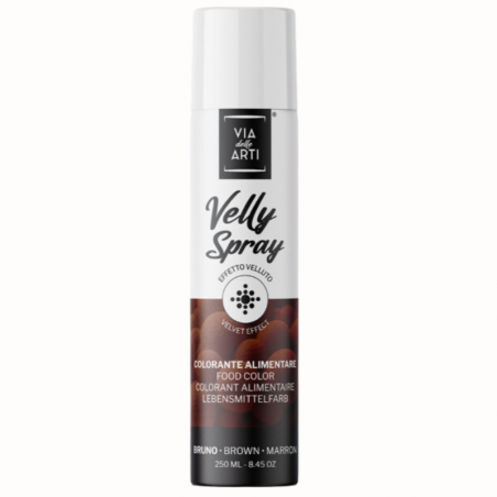 brązowy - zamsz spożywczy w sprayu - Barima - cukieteria.pl