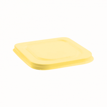 żółta pokrywka do małej kuwety do lodów - z polistyrenu - Cukieteria.pl