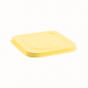 żółta pokrywka do małej kuwety do lodów - z polistyrenu - Cukieteria.pl