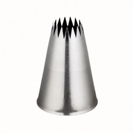 duża tylka gwiazda - metalowa końcówka do dekoracji cukierniczych - Cukieteria.pl