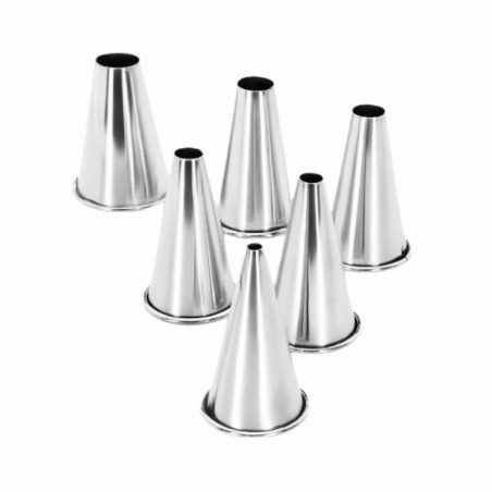 śr. 2 mm Tylka okrągła z dolnym rantem - 61405 Thermohauser - dysza do dekoracji ze stali nierdzewnej