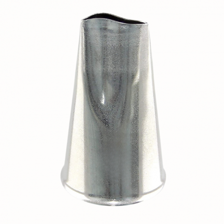 dł. 15 mm Tylka płaska do kwiatów i wstążek - 19394 Thermohauser - duża dysza do dekoracji ze stali nierdzewnej - 9 ząbków