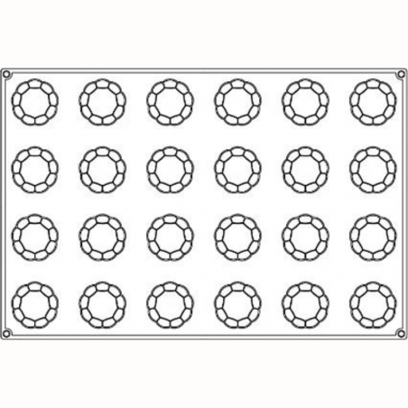 Charlotte forma silikonowa do monoporcji - Pavoni Italia - Cukieteria.pl