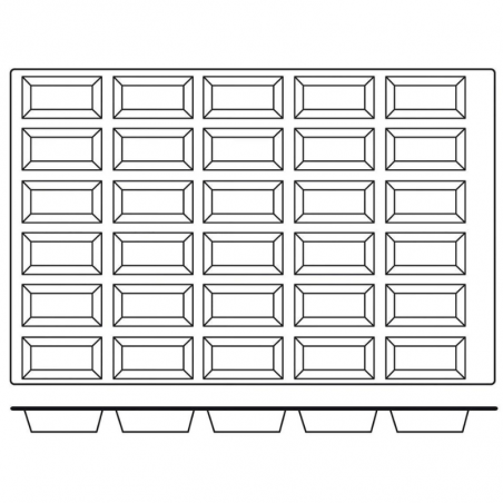 gastronomiczna forma silikonowa do monoporcji - Mini Cake - Silikomart - Cukieteria.pl