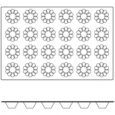 forma silikonowa do Panna Cotta - Silikomart - Cukieteria.pl