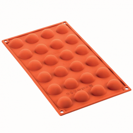 SF006 Semisfera Silikomart - uniwersalna forma silikonowa - półkula - śr. 30 x wys. 15 mm / poj. 10 ml x 24 porcje