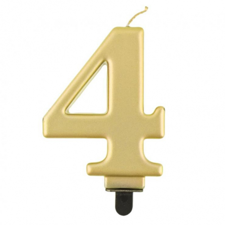 Złote świeczki urodzinowe cyfry GoDan - Cukieteria.pl