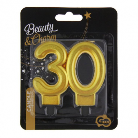świeczka do tortu na 30 urodziny - GoDan - Cukieteria.pl