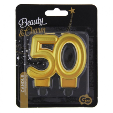 świeczka do tortu na 50 urodziny - GoDan - Cukieteria.pl