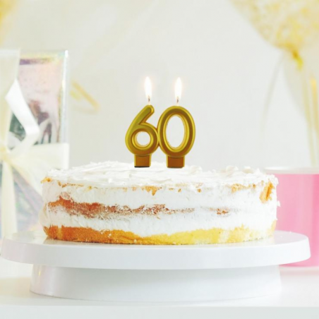 świeczka do tortu na 60 urodziny - GoDan - Cukieteria.pl