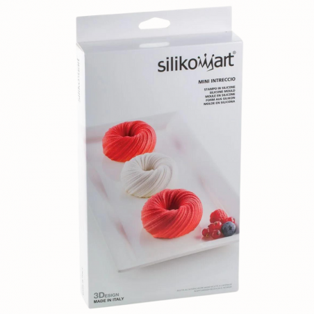 Mini Intreccio od Silikomart - forma silikonowa do monoporcji - Cukieteria.pl