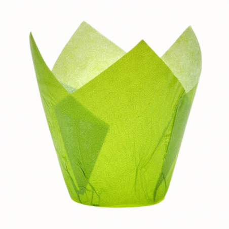 zielone papilotki tulipan do klasycznych muffinek - Cukieteria.pl