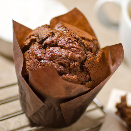 brązowe papilotki tulipan do klasycznych muffinek - Cukieteria.pl