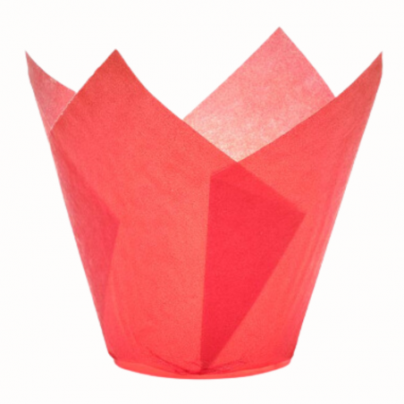 czerwone papilotki tulipan do klasycznych muffinek - Cukieteria.pl