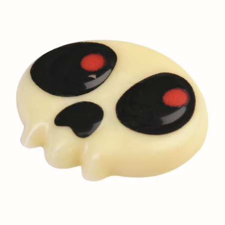 op. 72 szt. Czekoladowy zestaw na Halloween - 92016 Modecor - dekoracje z białej czekolady - dł. 25 mm