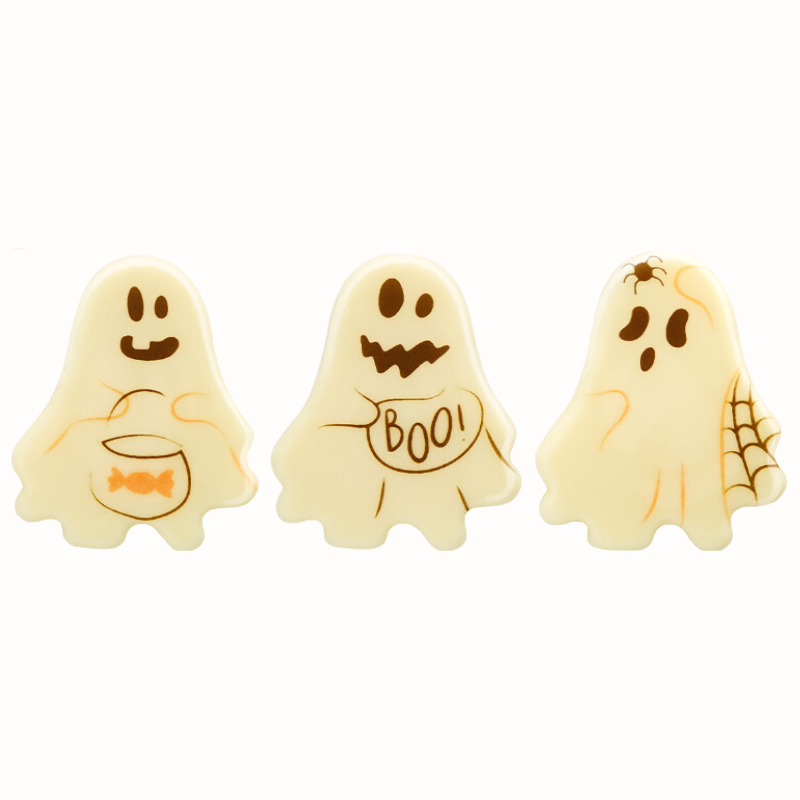 op. 105 szt. Czekoladowe Duchy zestaw na Halloween, Barbara Decor, Cukieteria.pl op. 105 szt. Czekoladowe Duchy zestaw na Halloween, Barbara Decor, Cukieteria.pl