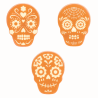 op. 135 szt. Czekoladowe Czaszki meksykańskie zestaw na Halloween - Barbara Decor, Cukieteria.pl
