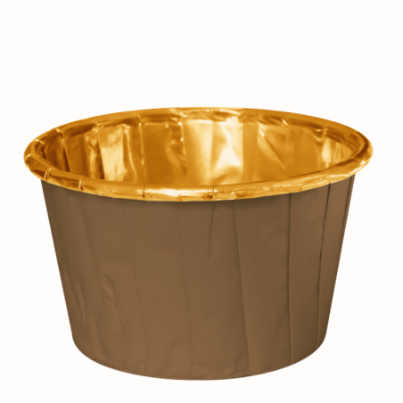 Złote foremki, papilotki do babeczek, Cukieteria.pl