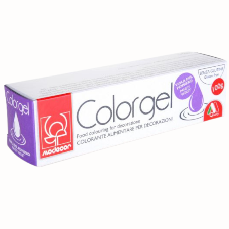 fioletowy barwnik cukierniczy w żelu - modecor - cukieteria.pl