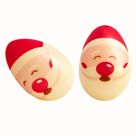 Święty Mikołaj z białej czekolady, dekoracje cukiernicze na Cukieteria.pl