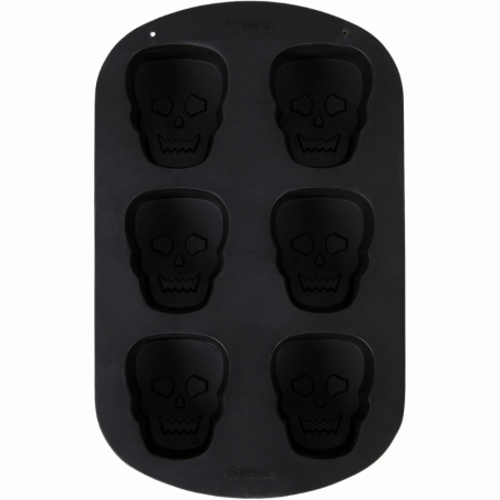Wilton, forma silikonowa czaszka na Halloween - Cukieteria.pl