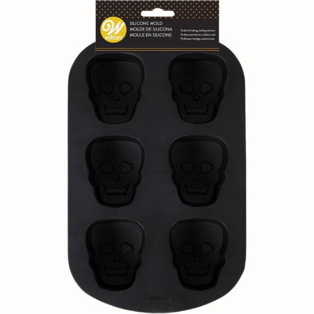 Cukiernicza forma silikonowa Czaszka, Wilton - Cukieteria.pl