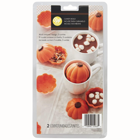 Dynia 3D - foremka do czekoladowych bomb na Halloween - Cukieteria.pl