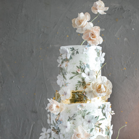 op. 100 szt. Papier waflowy 0.3 mm - DEC042 Saracino, na Cukieteria.pl