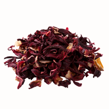 op. 50 g Hibiskus Premium - suszone kwiaty jadalne, na Cukieteria.pl