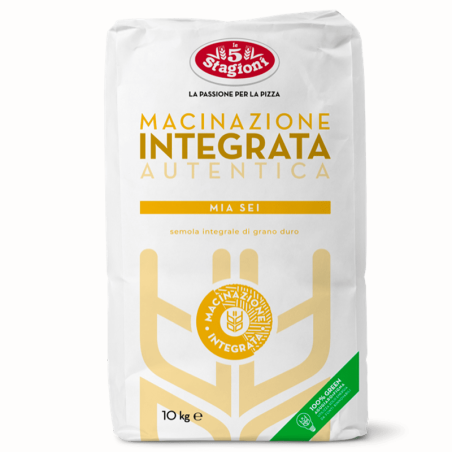op. 10 kg Mąka MIA SEI 5 Stagioni - pełnoziarnista semolina, na Cukieteria.pl
