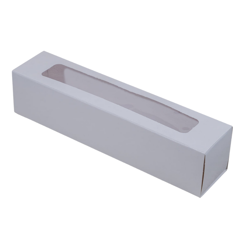 opakowanie na makaroniki z wysuwaną wkładką i okienkiem opakowanie na makaroniki z wysuwaną wkładką i okienkiem