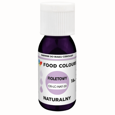 op. 18 ml Naturalny FIOLETOWY barwnik cukierniczy od Food Colours - Cukieteria.pl