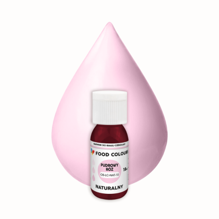 op. 18 ml Naturalny RÓŻOWY barwnik cukierniczy od Food Colours - Cukieteria.pl